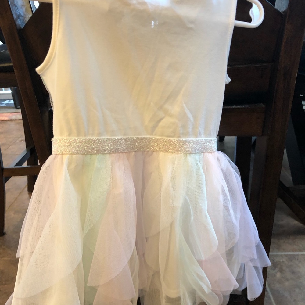 Holiday dress with sequin and tutu. Perfect flower girl or holiday dress. - Picture 4 of 4